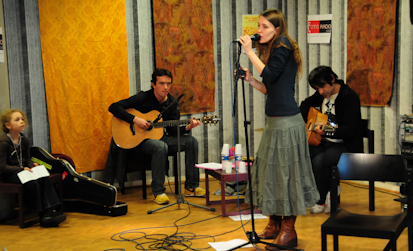 Vanessa Philippe et ses musiciens (photographe de Cachan Municipale : Olivier de Banes)