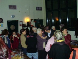 Colette Touillier (au centre) et ses invités