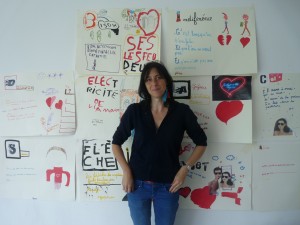 Sylvie Hazebroucq, a animé l'atelier de la fabrication du dictionnaire des états amoureux.