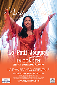 Maya Shane en concert le 22 Novembre au Petit Journal