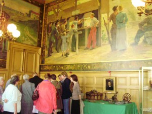 La salle d'exposition sur Raspail