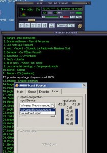 Configuration de Shoutcast