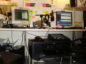 Le studio de la webradio OTORADIO à Anis Gras à Arcueil (94)