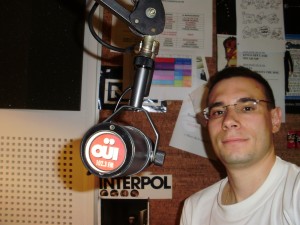 Au studio Oui Fm à Paris Bastille