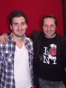 Alex Darmon avec Laurent