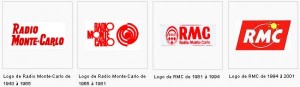 Les logos historiques de RMC avant le virage des années 2000