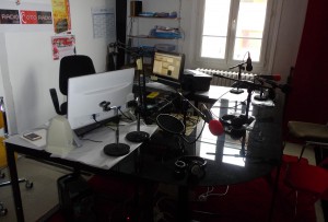 Le studio d'enregistrement d'OTORADIO
