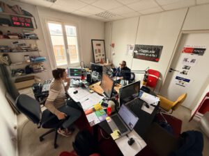 carine delahaie au studio d'otoradio avec alexis